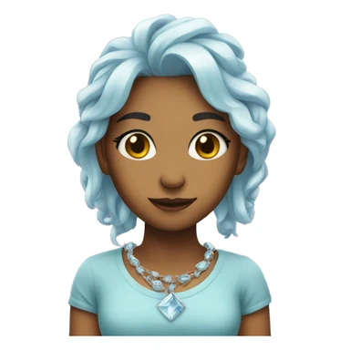 Ice spice with her necklace sticker