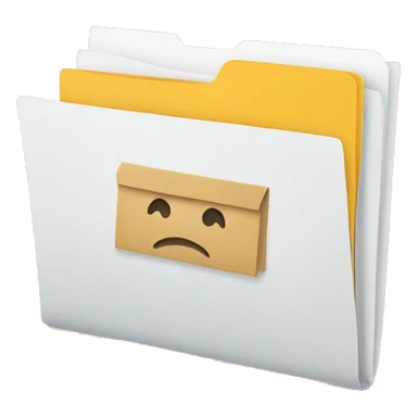 a folder full of paper with a visible home symbol on it sticker