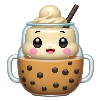 Kawaii boba sticker