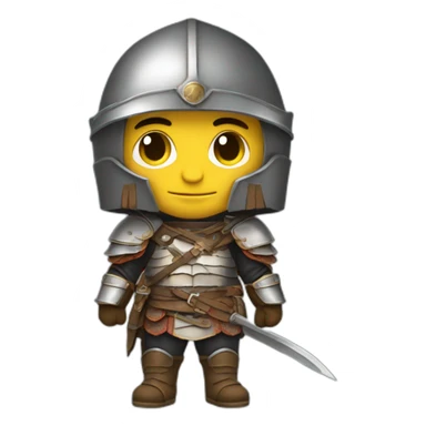 Aigle avec armure de samouraï sticker