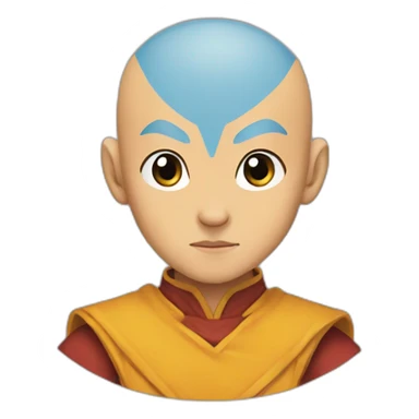 Aang heart sticker