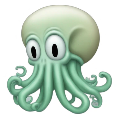 Squidward Q Tentacles sticker