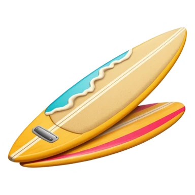 Surfboard Stuck in Sand sticker