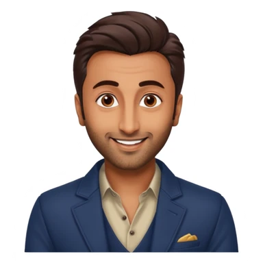 ipretty bratz emoji of ranbir kapoor sticker