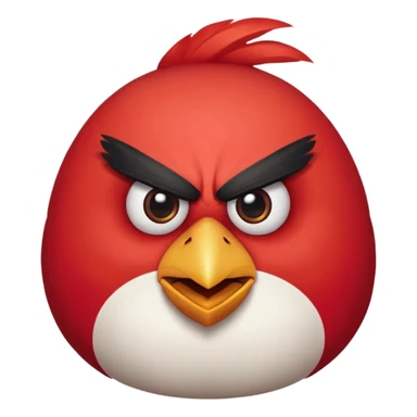 Angry bird sticker