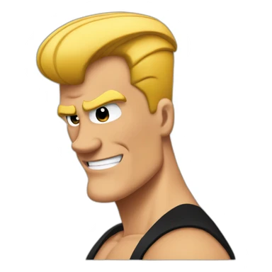 Johnny Bravo sticker