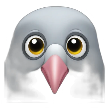 pigeon-face-blinking sticker