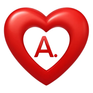 a love heart literally saying A+S in it sticker
