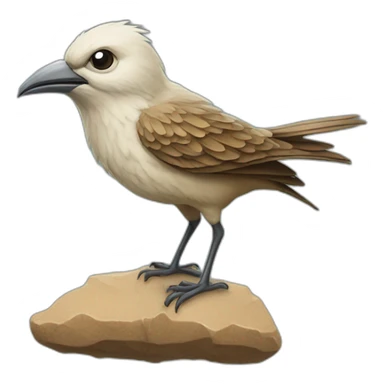 Erosion bird sticker