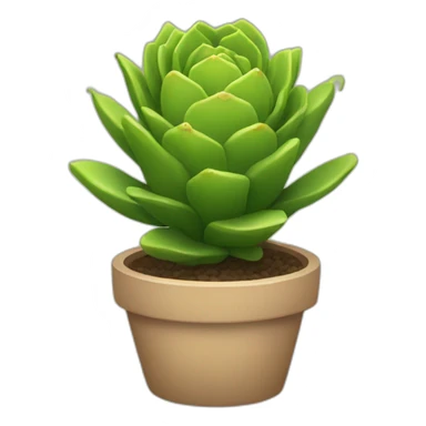 Leo succulent sticker