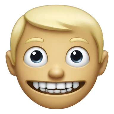 Creepy smile  sticker