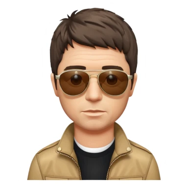 NOEL GALLAGHER FROM OASIS sticker