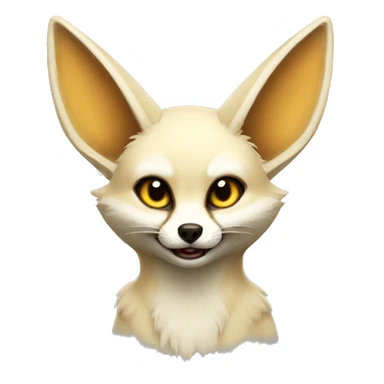 Evil fennec sticker