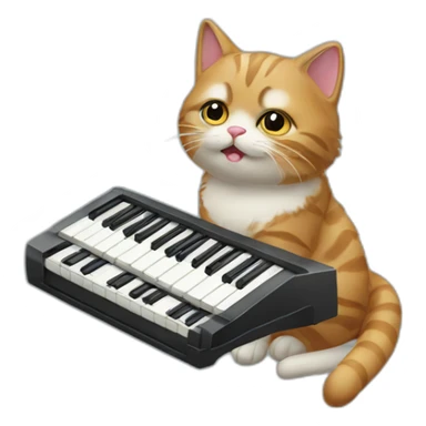 CAT with synthesiser sticker