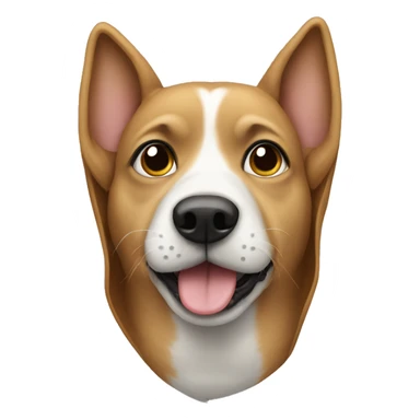 Dog wearing a hodie sticker