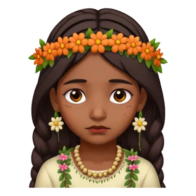 indian girl who is sad sticker