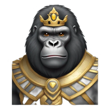 Silverback Gorilla King sticker