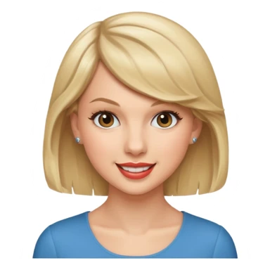 Taylor Swift smile sticker