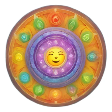 chakras mandala sticker