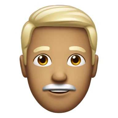 Discussed face  sticker