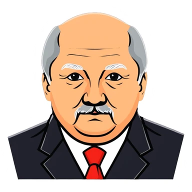 Alexander Lukashenko President of Belarus sticker