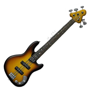 bass guitar sticker