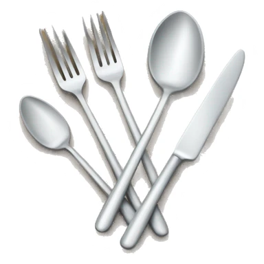 fork spoon and knife sticker