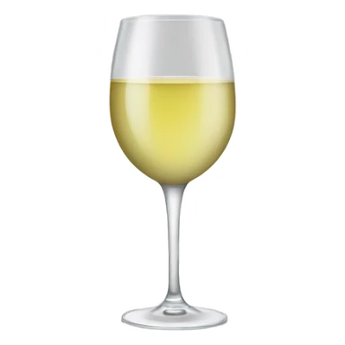 glass of white wine sticker