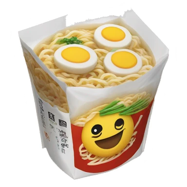 buldak ramen in package sticker