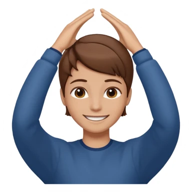 😝 avec main derrière la tête  sticker