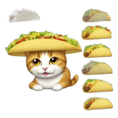 Taco-cat sticker