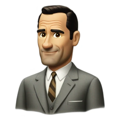 mad-men=don-draper-shrug-meme sticker