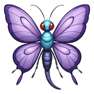 Butterfree-Nargacuga-Genesect-Lunala-Vikavolt-fusion sticker