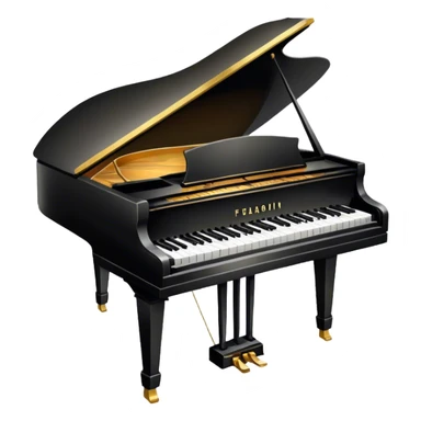 Grand piano sticker