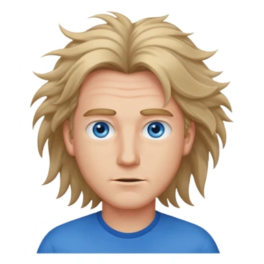 blown mond man sticker