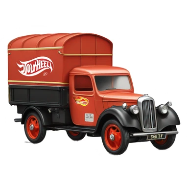 Hot wheels 1951 Jowett Bradford removals lorry  sticker