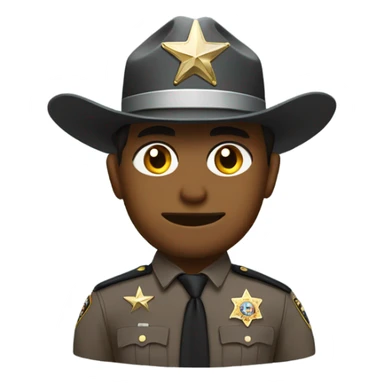 texas state trooper with western hat sticker