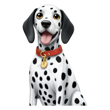 dalmatian infront od a prada shop sticker