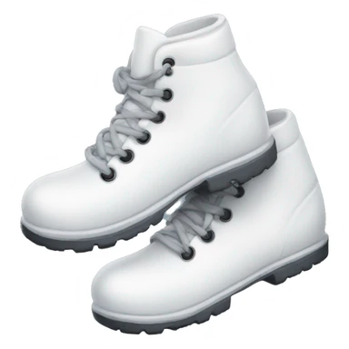 White shoes in snow sticker