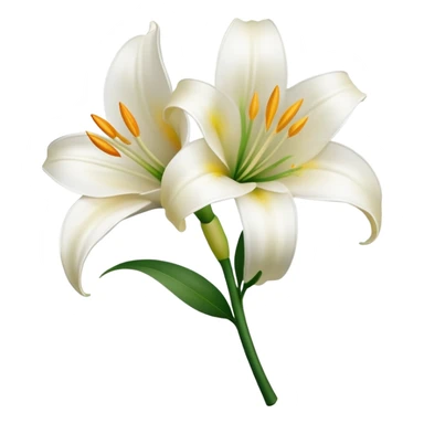 Easter lillys  sticker