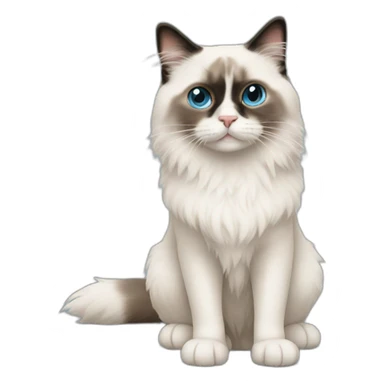 Ragdoll sticker