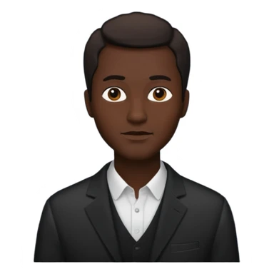 man silohuette standing sticker