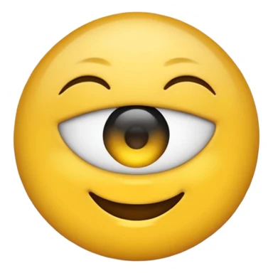 emoji picando un ojo sticker