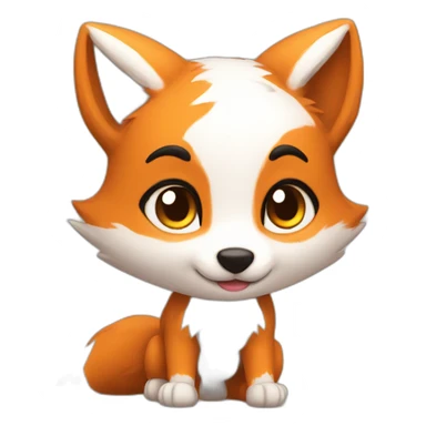 FOX CHIBI sticker