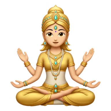 sparkle namaste sticker