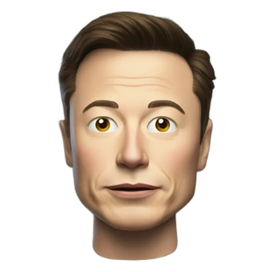 Elon Musk cash sticker