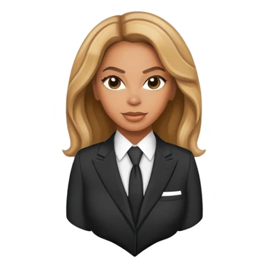 Beyonce in a suit sticker