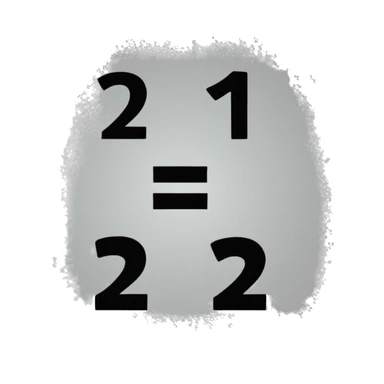 equation 2+2x2 sticker