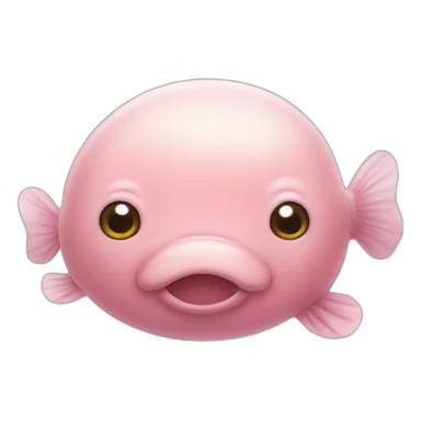 cute blobfish sticker