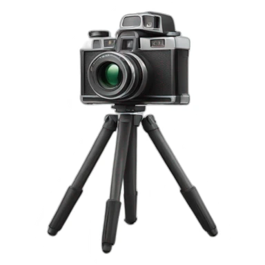 film camera with tripod sticker